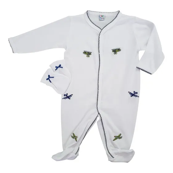 Mono Enterizo Con Manoplas Marca Baby Fruts Ref. 5322b004
