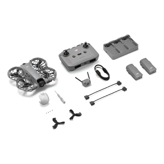 Drone Dji Neo 2 Fly More Combo Controle S/ Tela Br Cinza