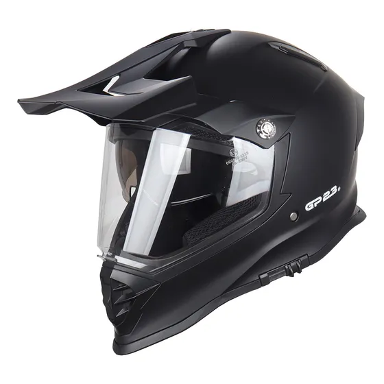 Casco Moto Enduro Cross Gp23 Doble Visor Varios Color - Rvm