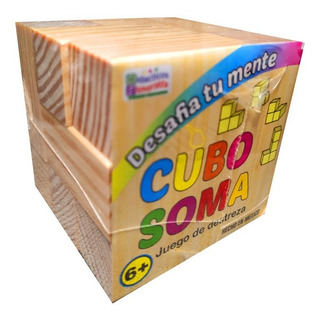Cubo Soma Madera Premium, Grande 9x9, Rompecabezas 3d, 7 Pz Cubo Soma Madera Premium, Grande 9x9, Rompecabezas 3d, 7 Pz