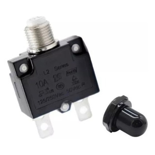 3 Pulsador Disyuntor Térmico De Sobrecarga 10a 3 Pulsador Disyuntor Térmico De Sobrecarga 10a
