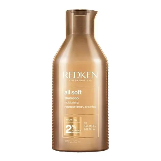 Redken Shampoo All Soft, Para Cabellos Secos, 300ml