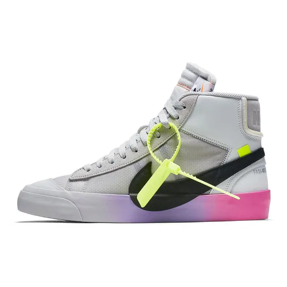 Zapatillas Nike Blazer Mid Off-white Wolf Grey Aa3832-002   