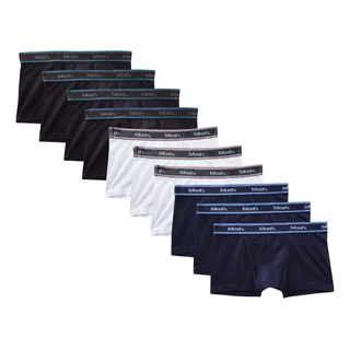 Kit Com 10 Cuecas Infantis Meninos Boxer Mash Kit Com 10 Cuecas Infantis Meninos Boxer Mash