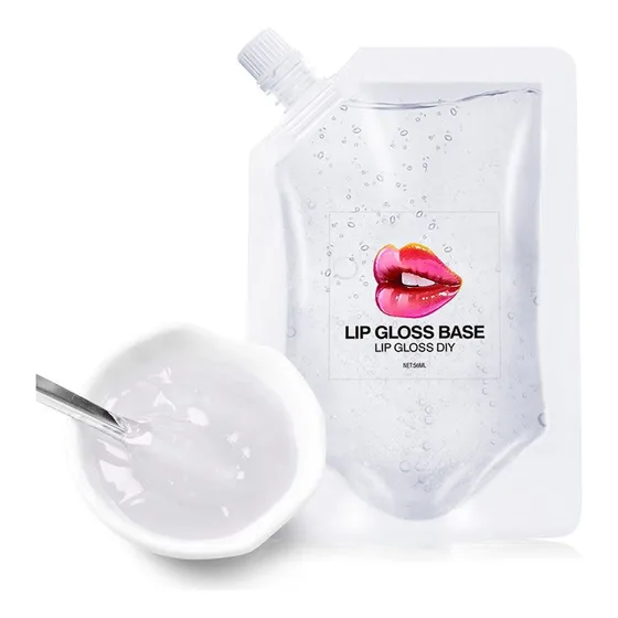 Novo Batom Transparente Diy Gloss Lipstick Glaze Base Moist