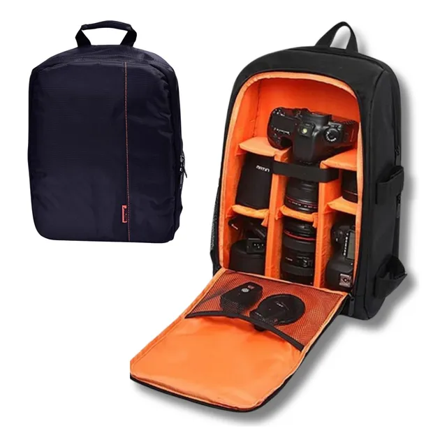 Mochila Grande Backpac Cámara Digital Dslr Fotografica Y Lap
