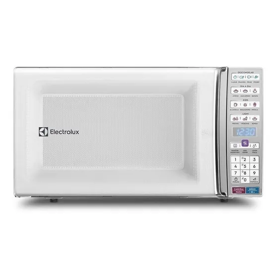 Micro-ondas Electrolux de bancada Branco com Função Tira Odor e Manter Aquecido 34L MEO44 220v