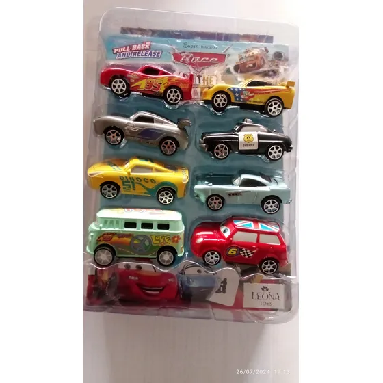 Carrito Mcqueen Cars 2000 - Juguete 3-7 Años, 8 Cm
