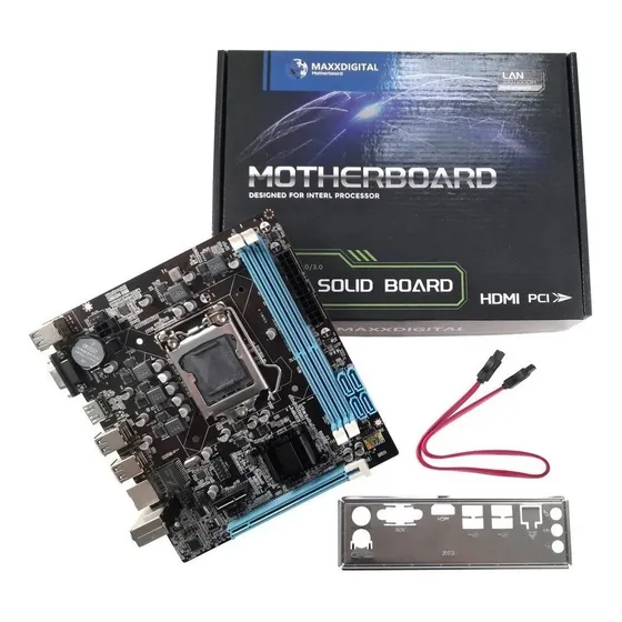 Placa Mãe  H61 Ddr3 6 Usb 2.0 Vga/hdmi Lga1155