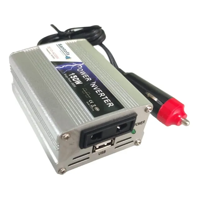 Inversor De Corriente Para Auto De 12v A 220v Usb 150w
