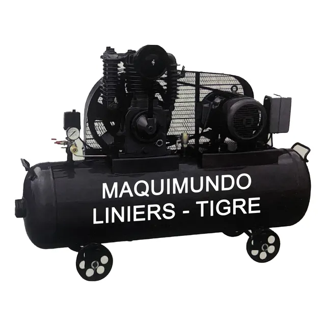 Compresor 200 5,5 Hp Industrial Alta Baja Gomeria Fabrica