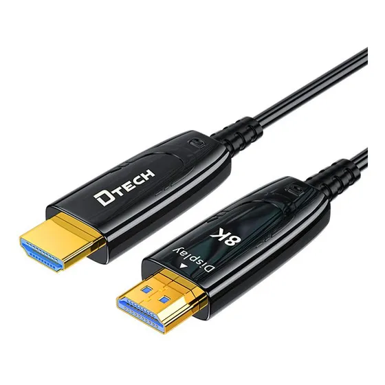 Cable Hdmi V2.1 Fibra Optica 8k 10 Metros Dtech