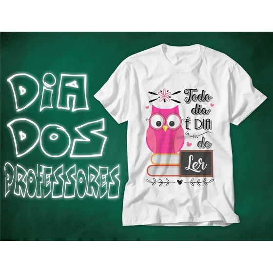 Camiseta Dia Do Professor Educação Infantil Presente Barato 
