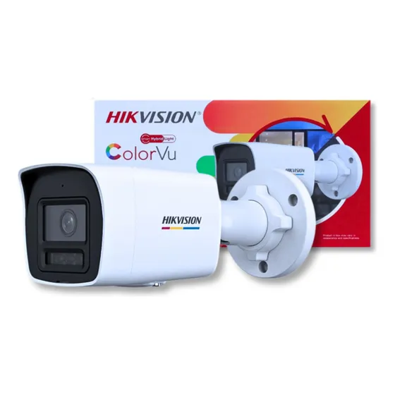 Câmera Colorvul Bullet Ip Rede 4mp Lente 2,8mm C/ Áudio Ip67