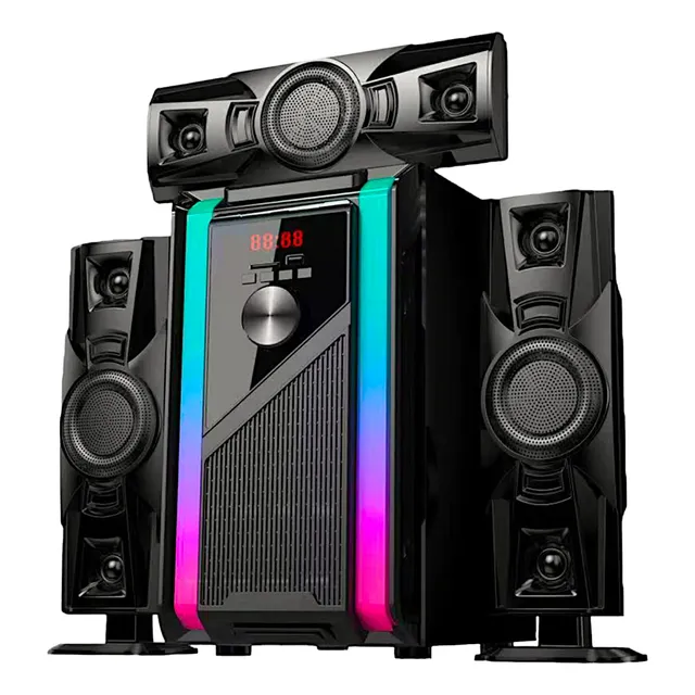 Dm-3203 Bocina Estéreo Con Bluetooth, Frontal Extra Bajos