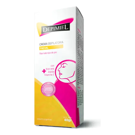 Crema Depilatoria facial para rostro x 40 gr Depimiel