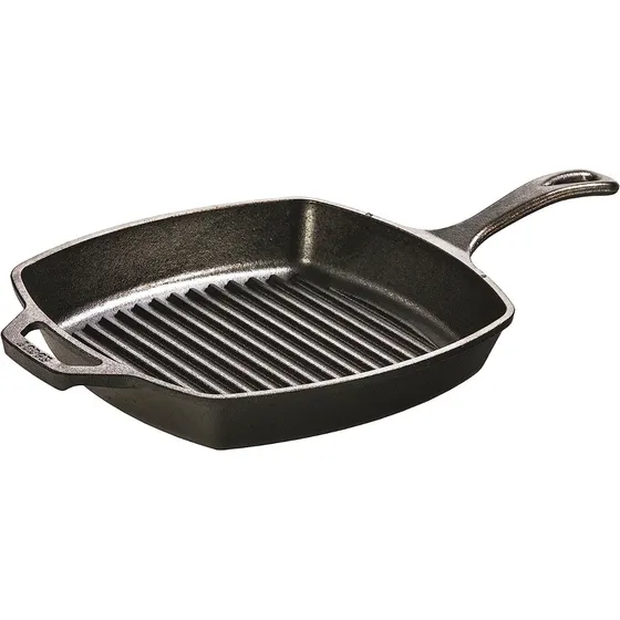Sarten Cuadrada De Hierro Fundido Curada Sartén Grill 
