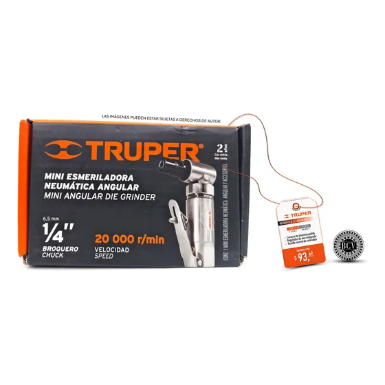Mototool Rectificador Neumático Angular Truper 16886 Tpn8752