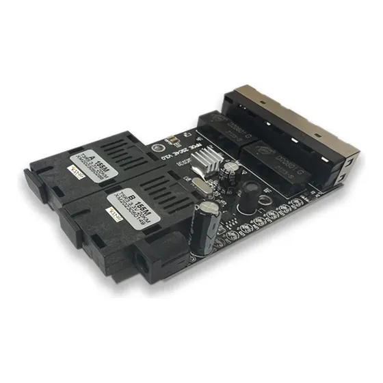Switch Placa Rede Metro Gbic A B  4p Rj45  Fast Poe Reverso
