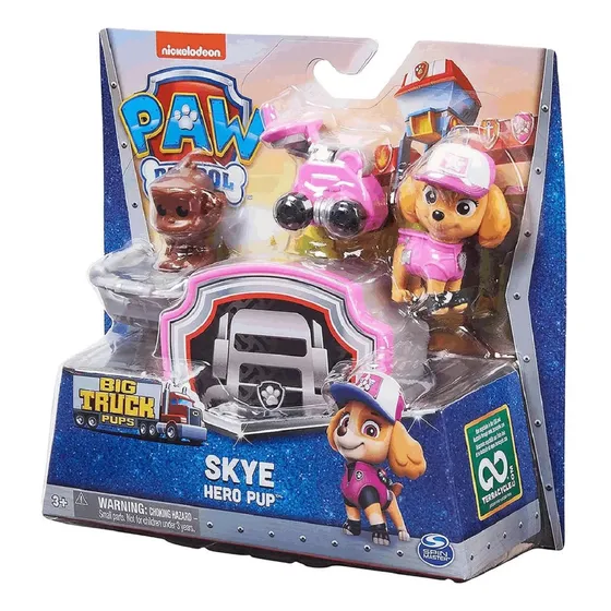 Boneco Patrulha Canina Skye Cachorrinho Herói Spin Master 00