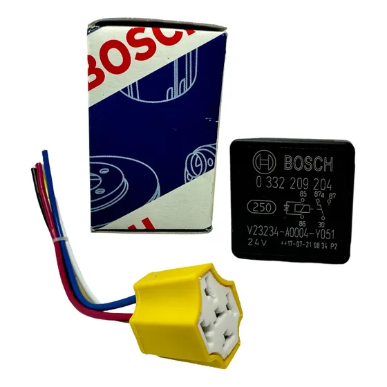 Relevador Relay Con Arnés Bosch 5 Patas 24 V