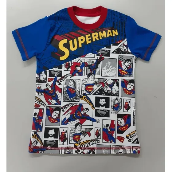 Camisas Franelas Niños Superman Super Heroes Marvel Disney