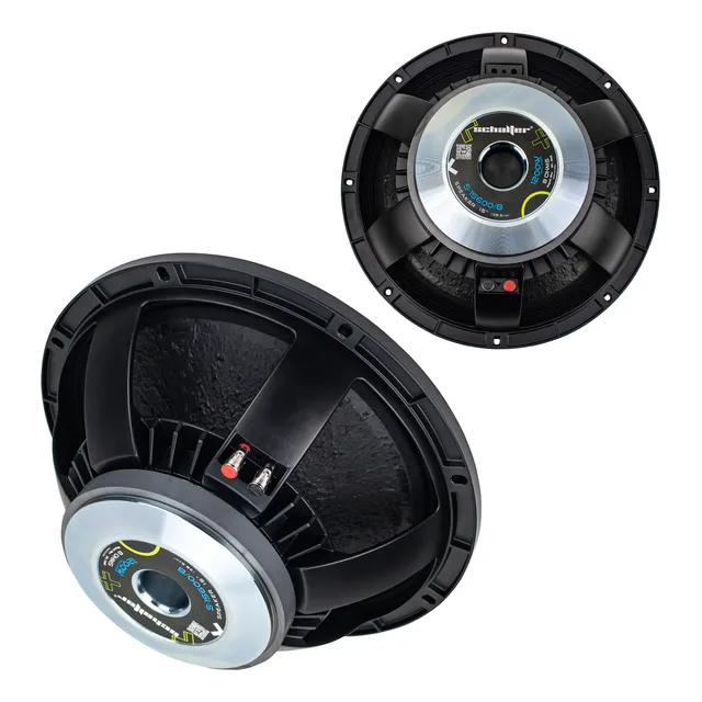 Bocina 15 Pulgadas Schalter 600w 8ohms Medios Bajos 80oz Msi Color Negro