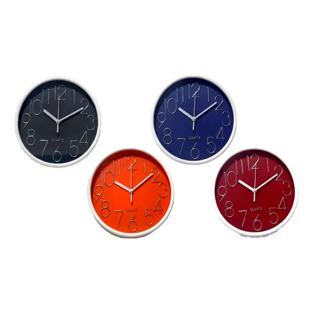 Reloj De Pared 20cm Colores Variados 