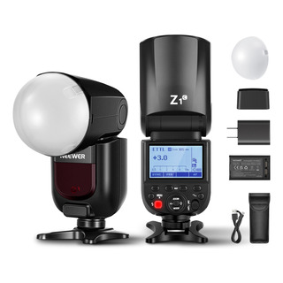 Neewer Z1-c Ttl Flash Speedlite Cabezal Redondo Para Canon Neewer Z1-c Ttl Flash Speedlite Cabezal Redondo Para Canon