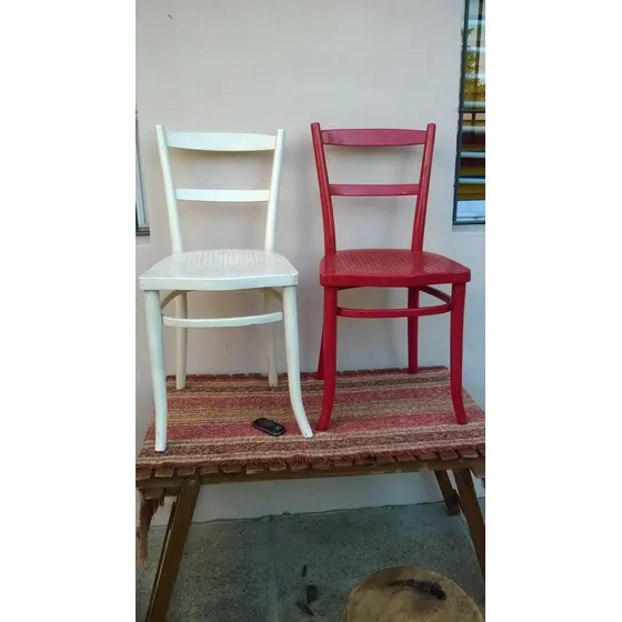 Par De Lindas Antiguas Sillas Thonet Selladas, Sanas