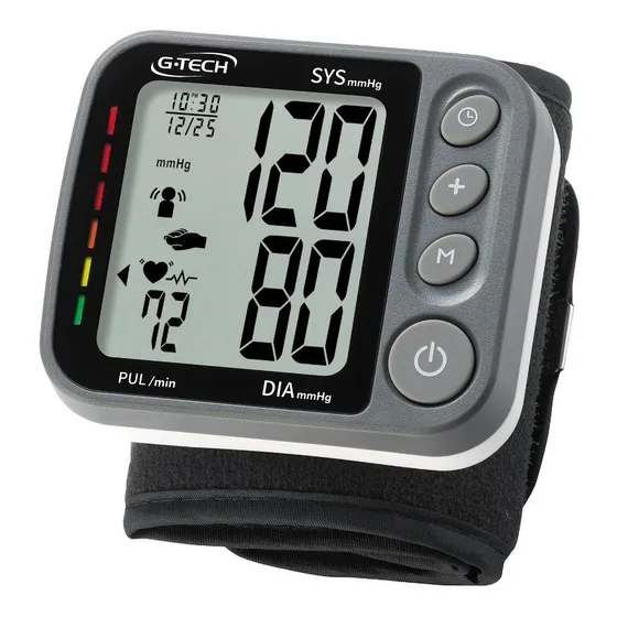 Aparelho Medidor De Pressão Digital Pulso Gp450 G-tech Cor Cinza