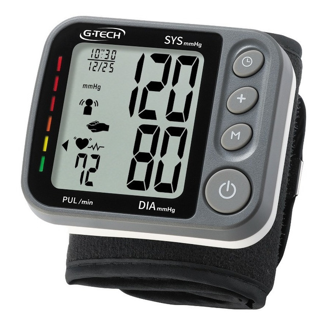 Aparelho Medidor De Pressão Digital Pulso Gp450 G-tech Cor Cinza Aparelho Medidor De Pressão Digital Pulso Gp450 G-tech Cor Cinza