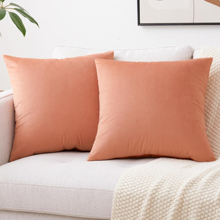 Funda De Almohada Terciopelo Decorativa Color Coral Pálido 2 Funda De Almohada Terciopelo Decorativa Color Coral Pálido 2