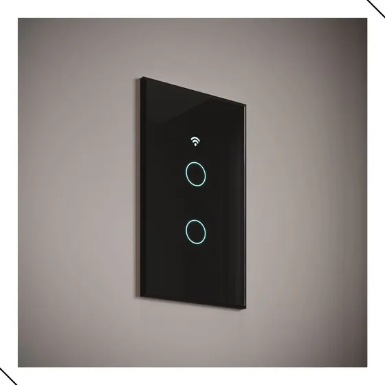 Interruptor Inteligente 2 Botões Wifi Não Usa Neutro Alexa