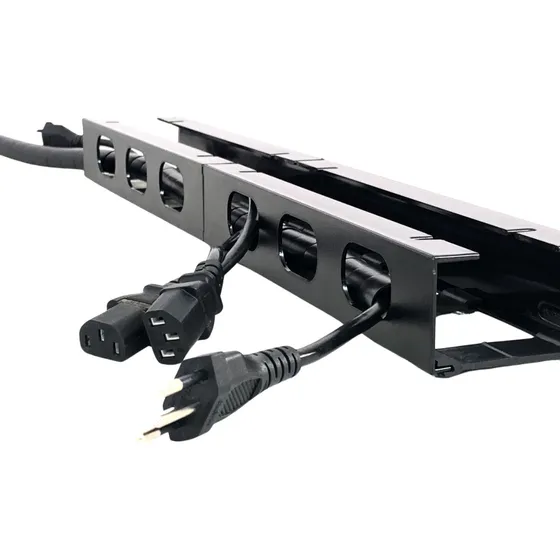 Organizador De Fios E Cabos Baixo Mesa Oculto Kit C/ 1 Metro