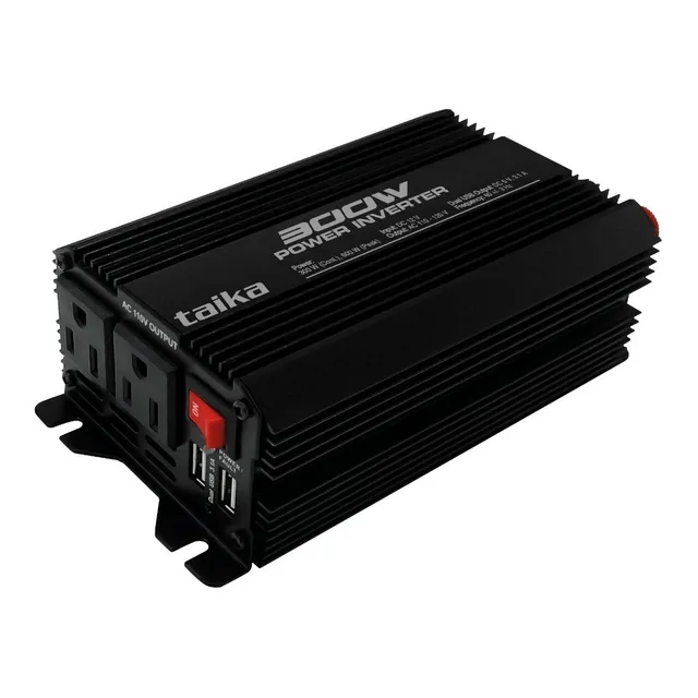 Inversor De Corriente Taika Para Auto 12v A 110v 300w Usb