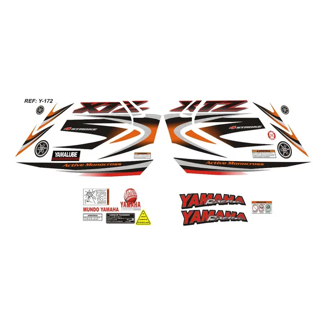 Calcomania Yamaha Xtz 125 Año 2007