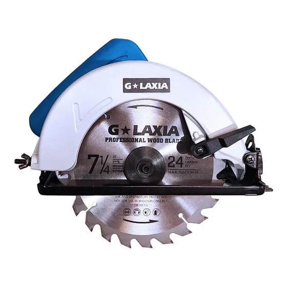 Sierra circular eléctrica Galaxia 05806 18.5cm 1200W azul/blanco 50Hz/60Hz 220V