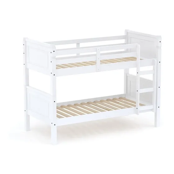 Cucheta Reforzada Cama Bicama Dormitorio Mueble Madera Lcm Color Blanco