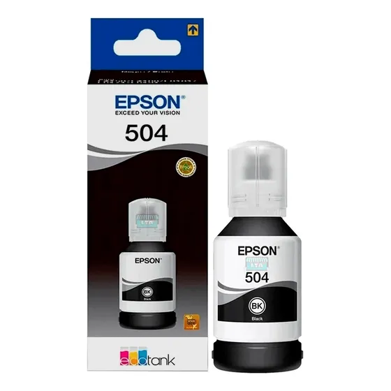 Tinta Imp Epson 127ml T504 Negro L4150/4160/6161/6171/6191 Negro