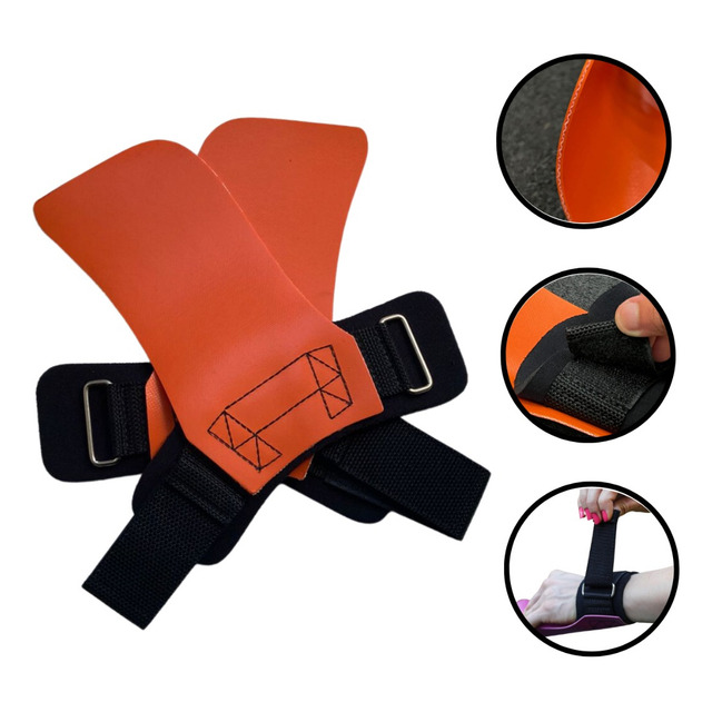 Luva Crossfit Hand Grip Competição Maxima Aderencia Cor Laranja Tamanho M Luva Crossfit Hand Grip Competição Maxima Aderencia Cor Laranja Tamanho M