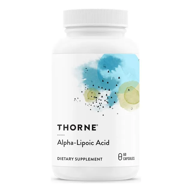 Ácido Alfa Lipoico Thorne 60 Cápsulas Sin Sabor