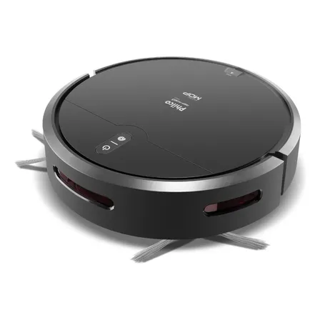Aspirador De Pó Robô Philco 3 Em 1 Pas23 Com Mop Preto 127/220v