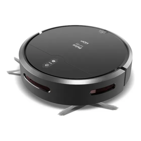Aspirador de pó robô philco 3 em 1 pas23 Com Mop Preto