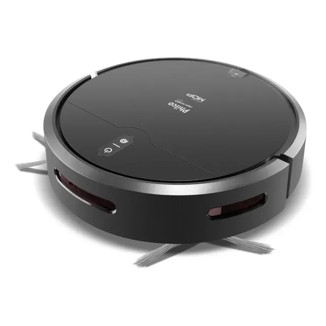 Aspirador De Pó Robô Philco 3 Em 1 Pas23 Com Mop Preto 127/220v