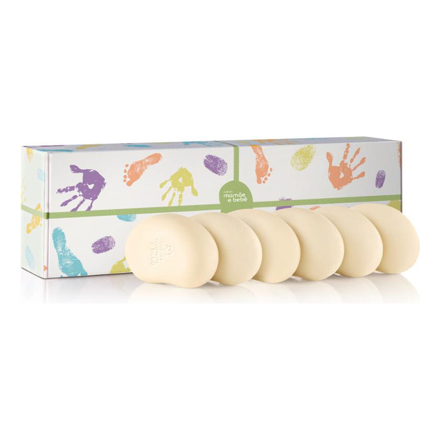 Sabão Em Barra Natura Mamãe E Bebê De 25 G 6 U