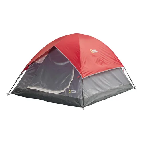 Carpa National Geographic Para 3 Personas Newport Roja Color Rojo