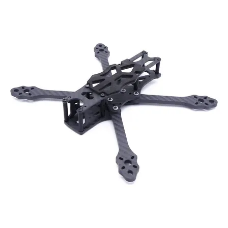 Kit De Armazón De Carbono Forma De X De 220 Mm Y 5 Pul...