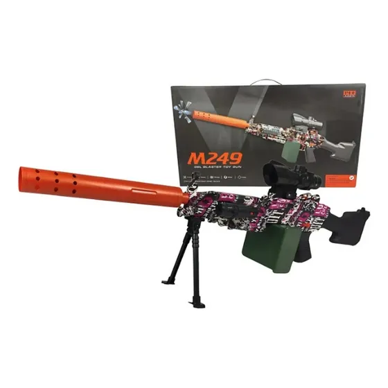 Pistola Lanzador De Hidrogel M249 Agua
