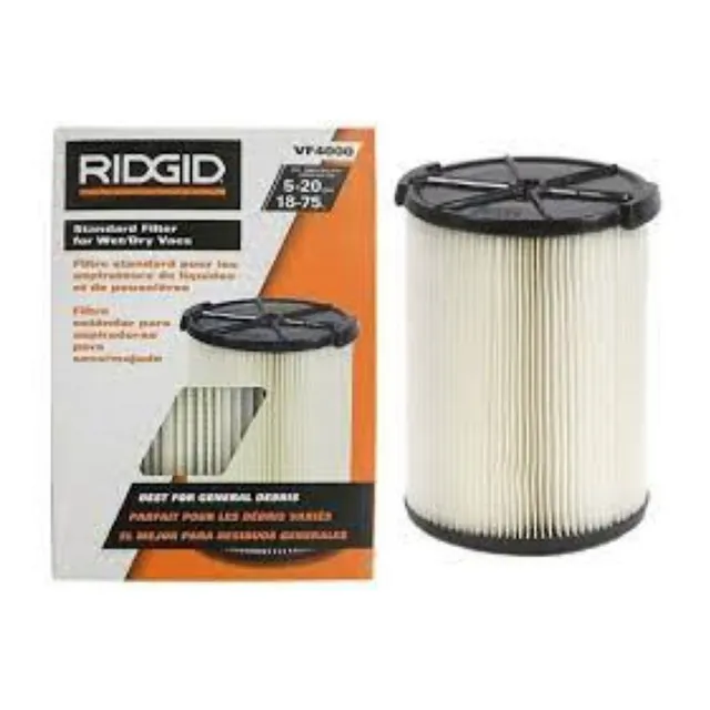 Ridgid Filtro Vf4200  Aspiradora 6-9-12-20